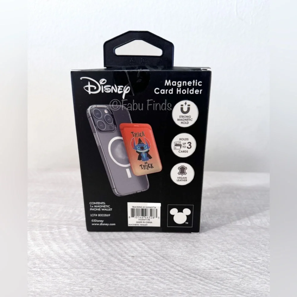 Stitch Halloween Phone Magnetic Card Holder